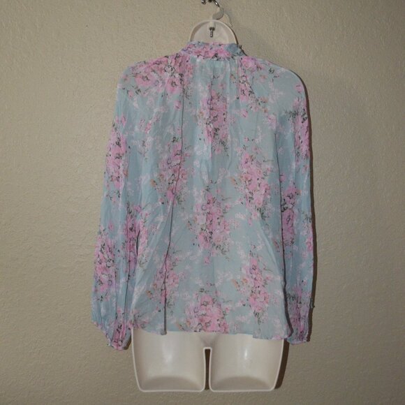 NWT $295 Sz XS Love Shack Fancy Valeria Top Burnt Pink Skies Viscose Blouse - Picture 6 of 7